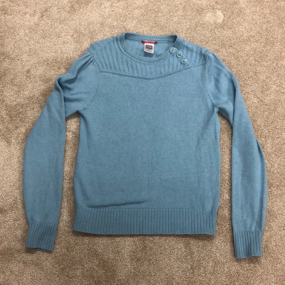 Women’s Medium Sky Blue North Face Sweater